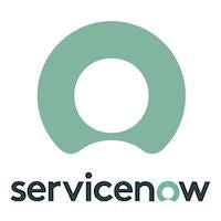 ServiceNow logo.